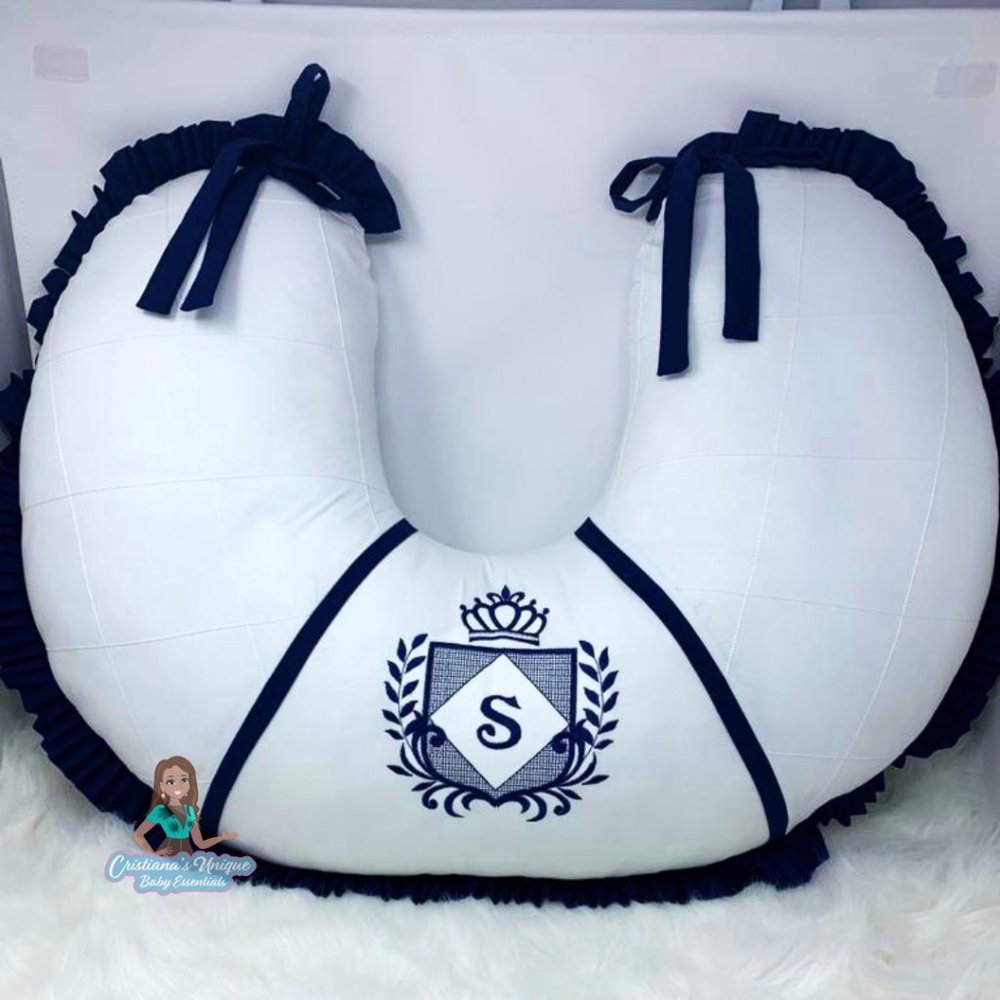 Nursing Pillow Customizable Blue